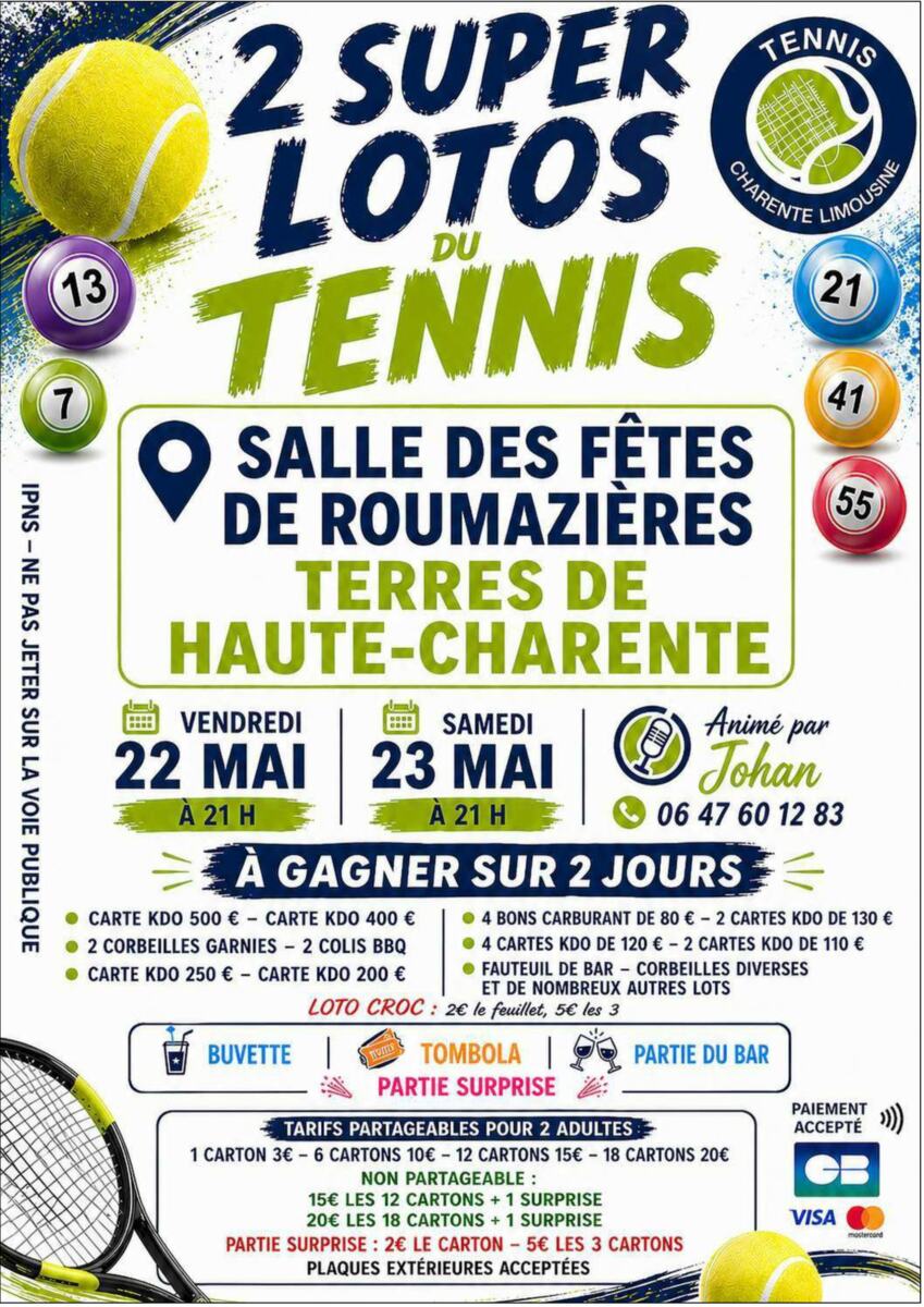 LOTO DU 22 et 23 MAI 2026