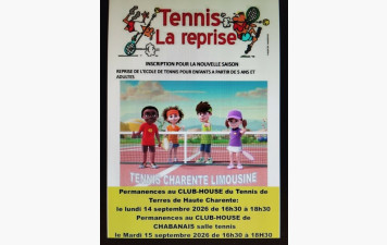 C'Est L'Heure De La Reprise Au Tennis Charente Limousine