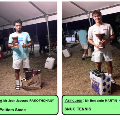 RESULTAT TOURNOI OPEN 2026 - FINALISTE MESSIEURS OPEN 2026